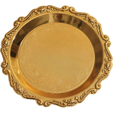 Torre para cupcakes, bandeja decorativa, soporte para exhibir postres, - dorado S