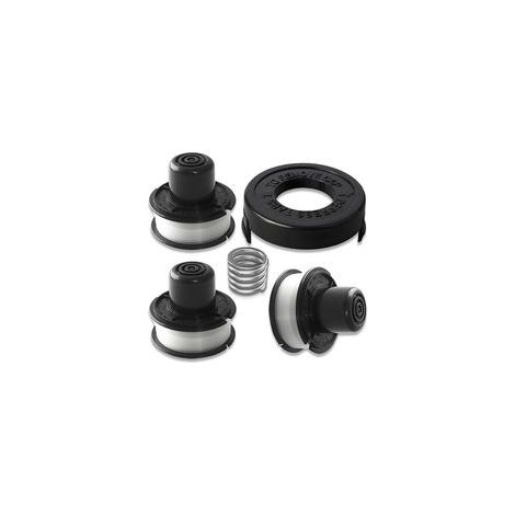 Bobines de rechange pour Black & Decker - Bobines pour débroussailleuse (3 bobines + 1 capuchon + 1 jeu de ressorts) (1/5)