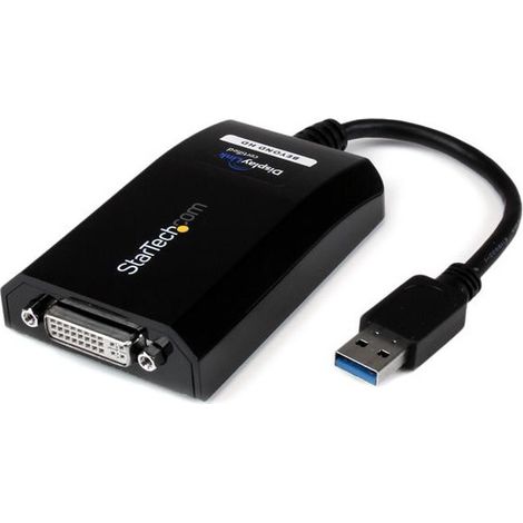 StarTech.com Adattatore USB 3.0 a DVI / VGA - 2048x1152 - Scheda video e grafica esterna - Convertitore/ Adattatore per doppio monitor DVI e VGA o 2 display VGA - Supporta Mac e Windows (1/5)