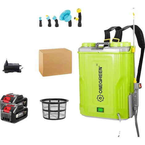 Spruzzatore elettrico, capacità 20 litri, pressione 80 psi, set di 2 batterie 588VF (1/2)