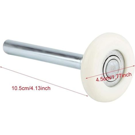 DOLASO Garagentorrollen, 10er-Packung Nylon-Ersatzrollen für Garagentore mit 5,1 cm Schaft, Schiebetürrollen für Duschen (1/3)