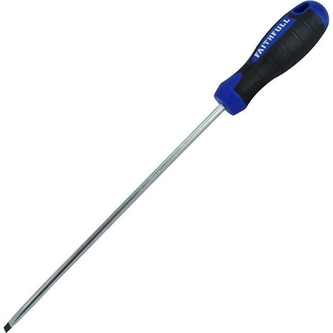 Faithfull Soft Grip Screwdriver Parallel Slotted Tip 5.5 x 200mm FAISDP200 (1/4)