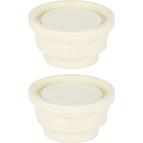 【Bouchons de sécurité pour escalier de piscine】 2 pièces en caoutchouc robuste – Protection durable pour escaliers (haute qualité, résistant au vieillissement, dimensions: 6x3.9x3.3cm)