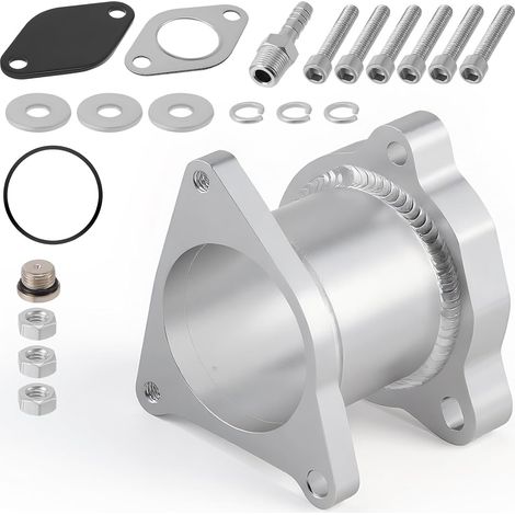 EGR Valve Removal Kit 1.9 TDI 2.0 TDI EGR 1.9 TDI 57mm with Replacement Hose Diesel Engine Performance Improvement For A3 A4 A6 Q5 MK5 MK4 MK2 (1/5)