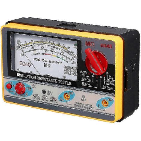 Testeur d'isolement Megger numérique portable 0-2000MΩ, édition C (1/2)