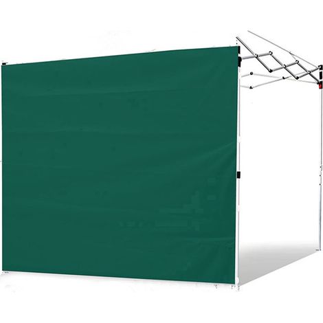 Panneau Latéral Instantané pour Gazebo – Toile Pare-Soleil – Pour Gazebo Pop Up – 1 Pièce – Protection Solaire et Intimité-Vert (1/5)
