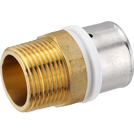 Pressfitting-Übergang 32 x 3,0 mm - 1 Zoll Außengewinde für MV-Rohr