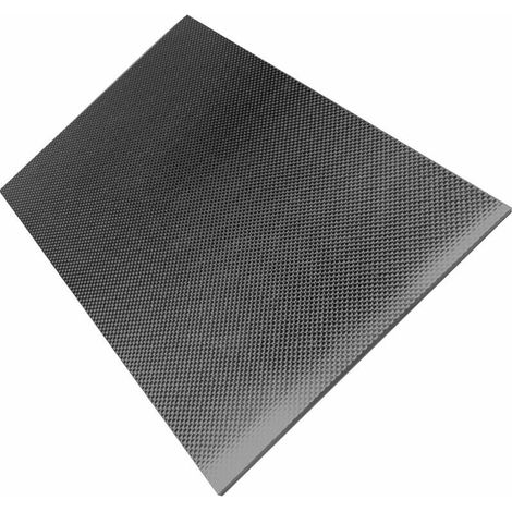 Plaque En Fibre De Carbone - 3K Tissage Sergé - Surface Brillante - 230 x 170 x 0,5 mm - 1 Pièce (1/5)