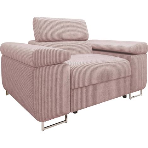 Sillón Comfivo Vinetum, Poso 52, 70x134x102cm, Tapiz, Patas: Metal, Plástico, 0