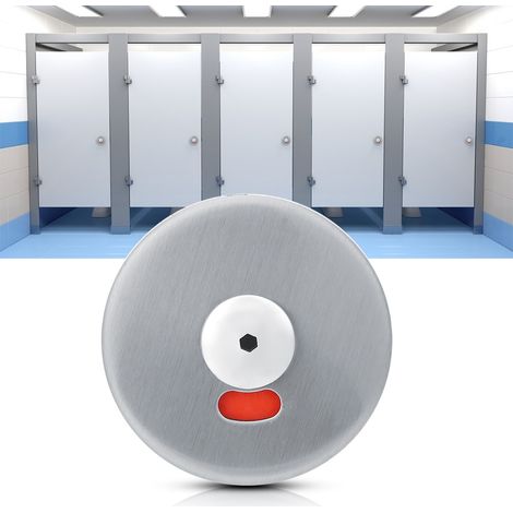 verrou de sécurité avec indicateur de verrouillage pour porte de salle de bain/WC/toilettes publiques (1/5)