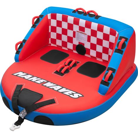 Mophorn Tubo Gonfiabile Trainabile per Giochi Acquatici, Capienza di circa 2 Persone con Carico massimo di 154 kg, Divano Gonfiabile per Barche con Rivestimento in Nylon