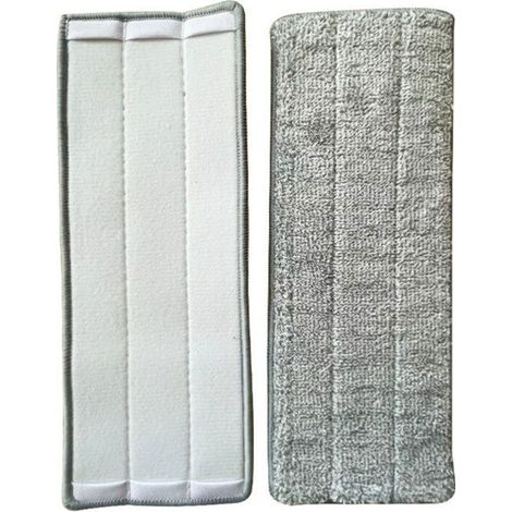 10pcs Serpillères pour Balai Lave-Sol Housse de Nettoyage de Rechange La Tête de Ménage de Vadrouille pour Balai Plat Lingettes (1/5)