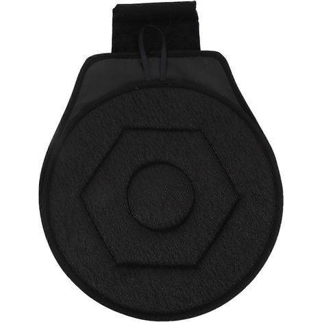 Coussin de siège pivotant pour fauteuil de voiture, coussin de siège pivotant, coussin de siège pivotant-43.00X38.00X1.00CM-Black (1/4)