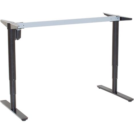 Piètement de bureau / table motorisé ajustable - Décor : Noir - TCASYSTEM (1/5)