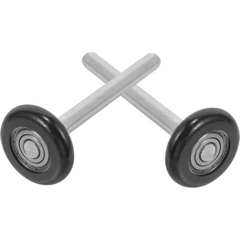 Lot de Roulettes de Porte de Garage Nylon Silencieuses Lisses avec Tige Remplacement pour Portes Résidentielles Fonctionnement Stable et Léger (1/5)