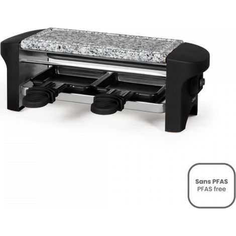 Raclette-grill für 2 personen, 350 w, schwarz - Livoo - DOC156N