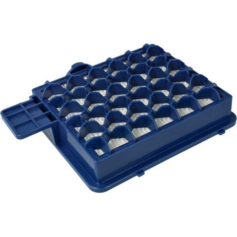 filtre compatible avec S81 Freemotion Silent Energy, TFB2112, TFB2283, TFB2242, TFB2223 aspirateur - filtre HEPA bleu foncé (1/4)
