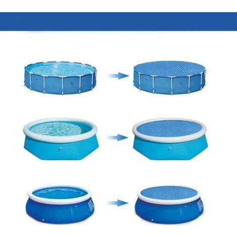 Bache À Bulles - Piscine Ronde 240 Cm - Protection Solaire Et Thermique - 1 Pièce (1/5)