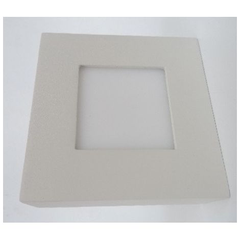 Spot en saillie LED 8W carré 108X108mm blanc chaud 3000K 230V non-dimmable IP20 DOLIGHT SC10808-BC