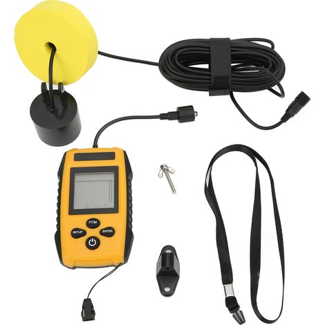 Détecteur de poissons filaire haute précision, sondeur LCD HD pour bateau, localisateur de poissons (1/5)