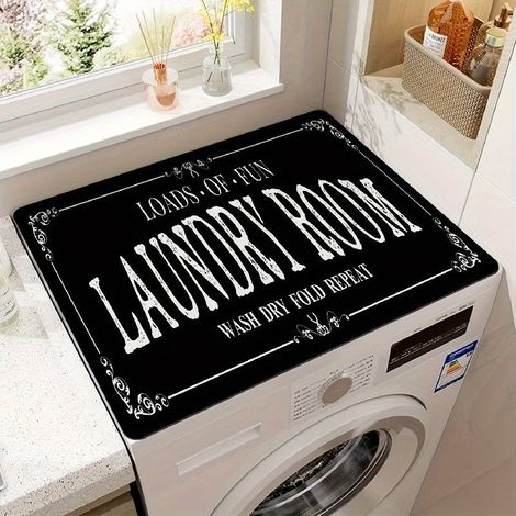 Tapis égouttoir à vaisselle, tapis anti-poussière pour lave-linge, tapis de bonde pour lavabo, tapis absorbant souple pour robinet, dessous de verre pour lavabo