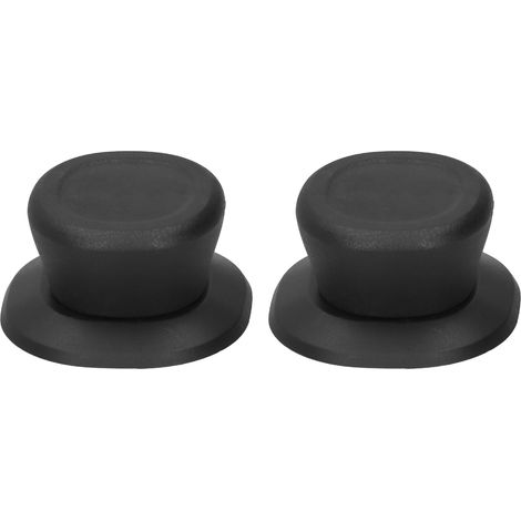 Lot de 2 boutons de couvercle de casserole de rechange avec poignée de maintien et vis, accessoires pour ustensiles de cuisine (1/5)