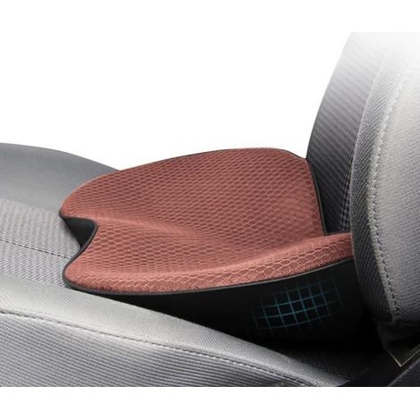 Coussin de siège - CIKONIELF - Confort conducteur - Mousse à mémoire de forme - Ergonomique - Déhoussable (1/4)