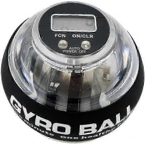 Balle gyroscopique à puissance de poignet avec LED de démarrage automatique, appareil d'entraînement de la force de préhension et compteur pour le fitness (1/5)