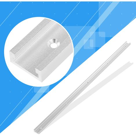 Gabarit de rail d'onglet en alliage d'aluminium type 30, fente de fixation à vis en T (800 mm) (1/5)