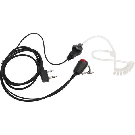 Universelles 2-Pin-Headset mit PPT-Mikrofon und roter Kontrollleuchte für Walkie-Talkies (1/5)