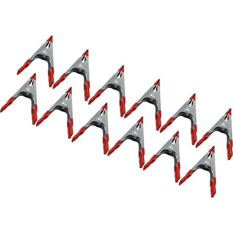 Pince bois, 4", inox, pour menuiserie, collage et assemblage (1/5)