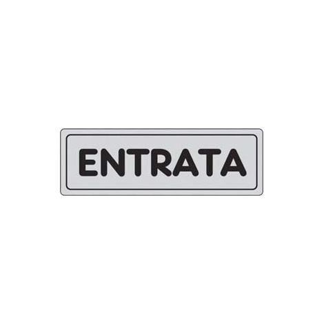 Targhetta Adesiva Entrata 15 CMX5H 10 Pezzi