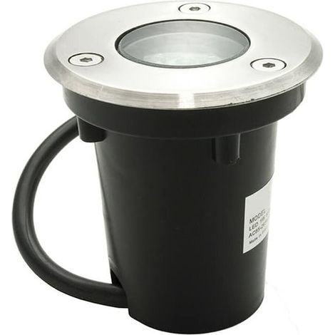 Faretto LED Calpestabile da Esterno 1.5W IP67 – Incasso a Terra con Controcassa – Luce Calda, Naturale o Fredda - Colore della luce: Luce calda (1/5)