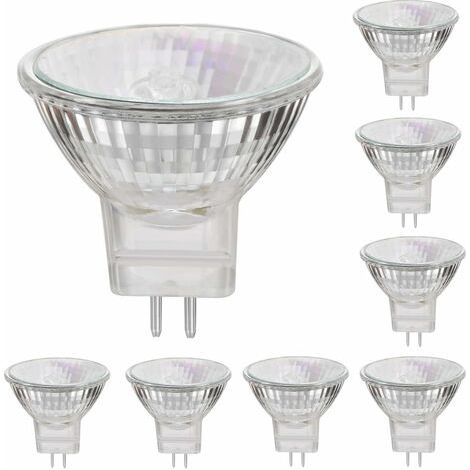 LaBlanc - MR11 12V 35W Halogenlampen GU4 Spotsockel 2800K Warmweiß, dimmbar, 8er Pack