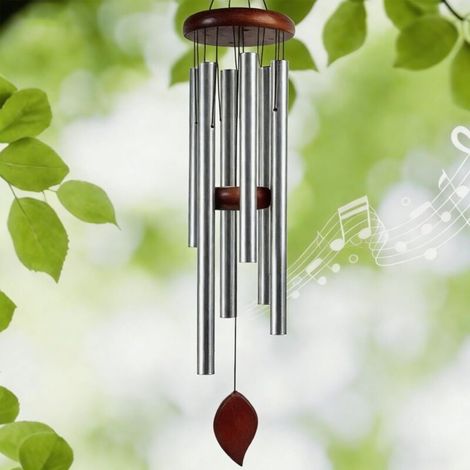 Carillon à vent en aluminium — un carillon commémoratif idéal pour la décoration extérieure, du jardin ou de la cour. (1/5)