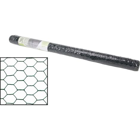 Rete metallica plastificata verde per recinzioni giardino orto recinto per animali piante varie misure  1x5 m