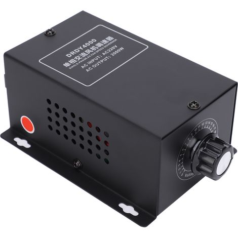 Régulateur de vitesse pour ventilateur de plafond monophasé DRDY4000, interrupteur réglable AC 220V (1/5)