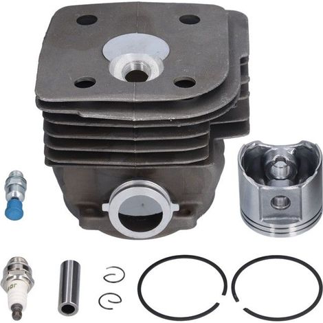 BelleRise - Kit cylindre piston 55 mm – Husqvarna 385/390 Jonsered 2186/2188 Nikasil – rénovation moteur – compression restaurée (1/4)