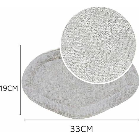MNS Remplacement pour Polti Vaporetto Brosse Vaporforce, Produit Authentique pour Smart 35Mop, Smart 40Mop - 6 pièces (1/4)