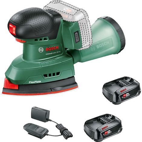 Bosch EasySander 18v 18V-8 Cordless Multisander Sander + X2 1.5AH Battery kit (1/5)