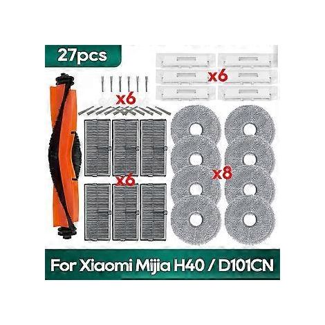 Zubehör für H40 / D101CN: Hauptbürste, Seitenbürste, HEPA-Filter, Wischtücher, Staubbeutel, Ersatzteile (1/5)