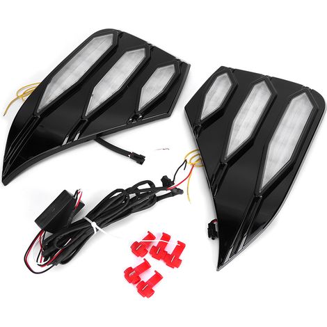 Paar 12V-LED-Tagfahrlichter (DRL) mit dynamischem Effekt, kompatibel mit Chevrolet Monza RS 19-20 (1/2)