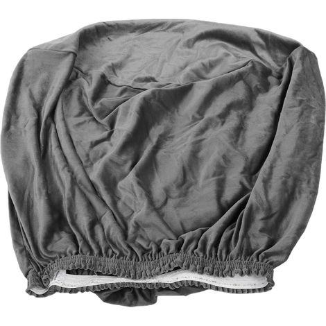 Small Round Velvet Ottoman Cover, Modern Nordic Decor (1/5)