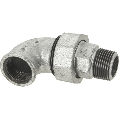 COUDE UNION MÂLE-FEMELLE 90° GALVA 98 - 15/21 - VIRFOLLET - 09805003