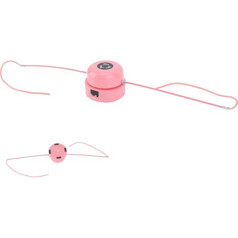 Machine à sauter à corde réglable sans fil avec télécommande à 10 vitesses, équipement de fitness rose (1/5)