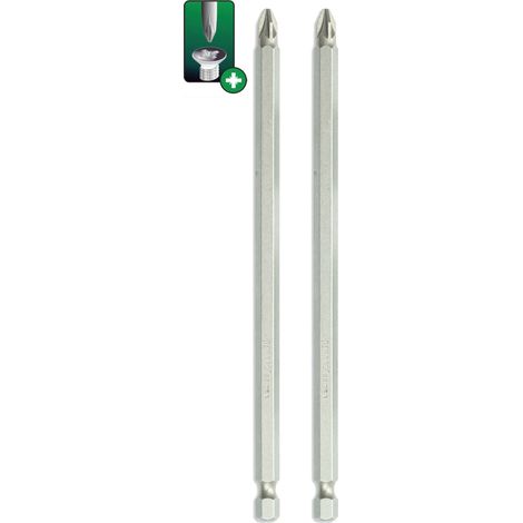 Punte per cacciavite Dedra 18A05PZ23-02 Pozidriv acciaio S2 150mm