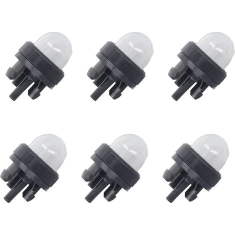 Lot de 6 poires d'amorçage pour carburateur de scie électrique à petit moteur 2 temps, compatibles avec les modèles P136, PP136E et PP330. (1/5)