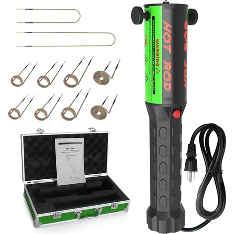 Kit de chauffage à induction 1200 W 220 V Tournevis magnétique haute fréquence avec 10 bobines à induction et sac de transport Dérouilleur efficace pour vis, écrous (1/5)