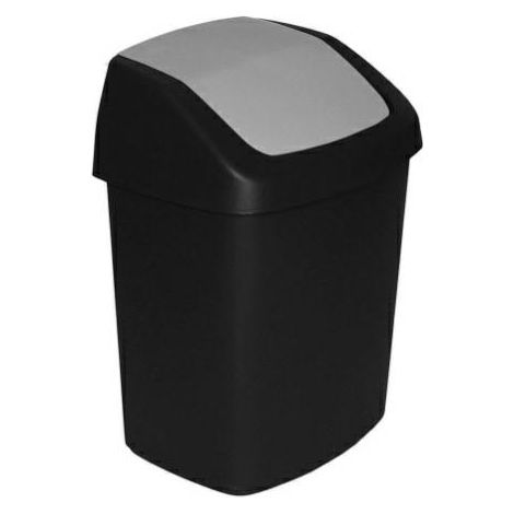 Curver Swing-Top 10 L Rechteckig Kunststoff Schwarz, Grau