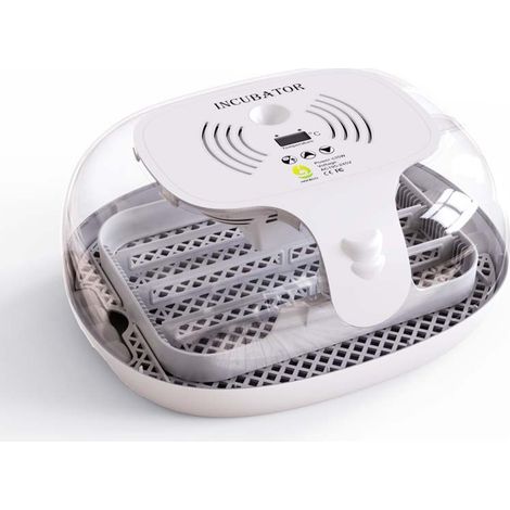 16 incubateur d'œufs domestiques, équipement d'élevage de poussins, incubateur de cailles, Professionelle LED Eier Inkubator Vollautomatisch Brutmaschine,mit Effizienter LED Beleuchtung